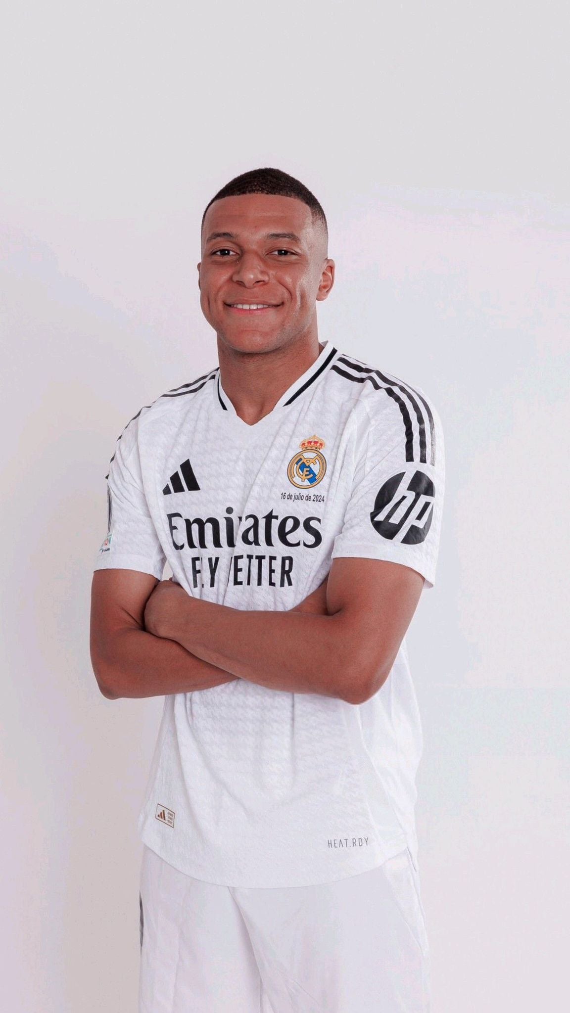 Madrid Home 2024 - Player - Mbappé 9 - Parches UCL