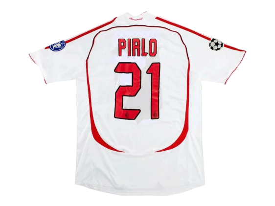 Milan Retro 2006/07 - Parches UCL - Pirlo 21 - STOCK