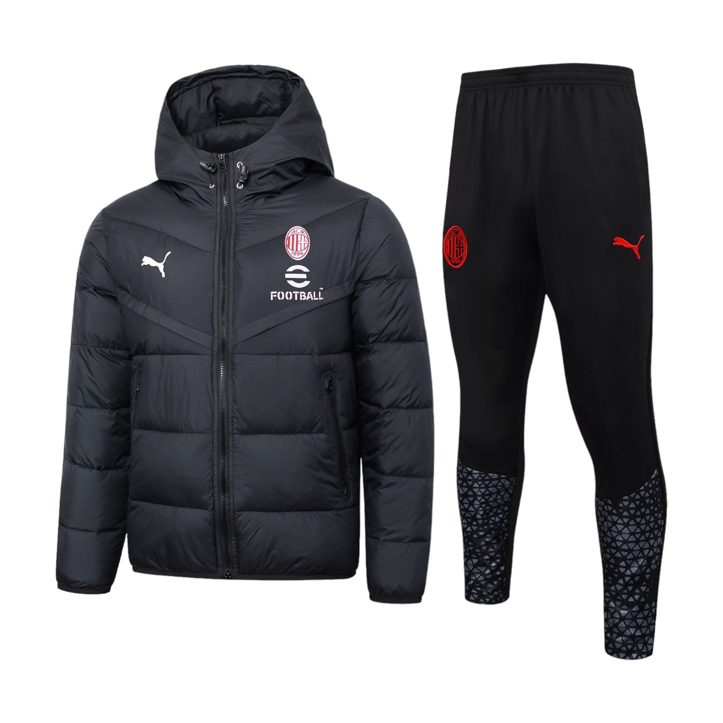 CONJUNTO DE ABRIGO AC MILAN