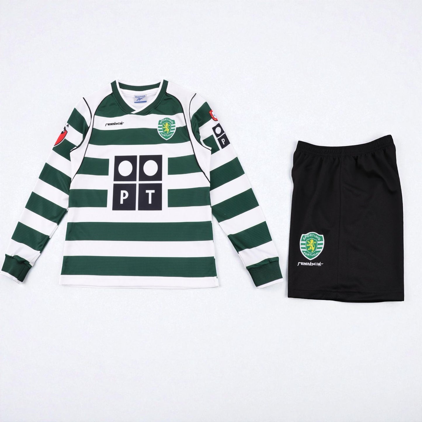 Sporting Lisboa Retro 2001 - Kid Kit - Manga Larga