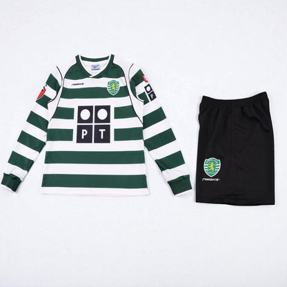 Sporting Lisboa Retro 2001 - Kid Kit - Manga Larga